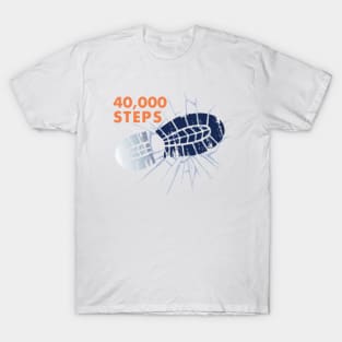 40,000 Steps Logo T-Shirt